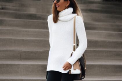 Jak stylizować biały sweter
